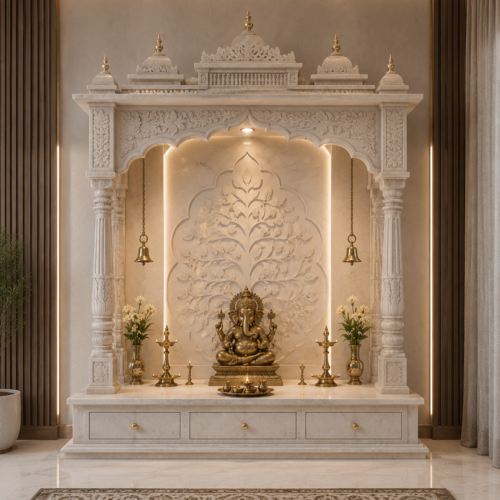 1000063309 Royal White Stone Temple with Pillars