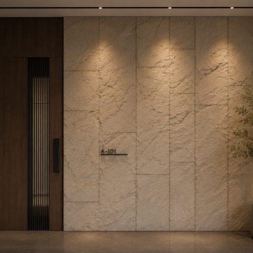 1000063076 (1) Shila — Premium Natural Stone Textured Wall Cladding Entrance Panel