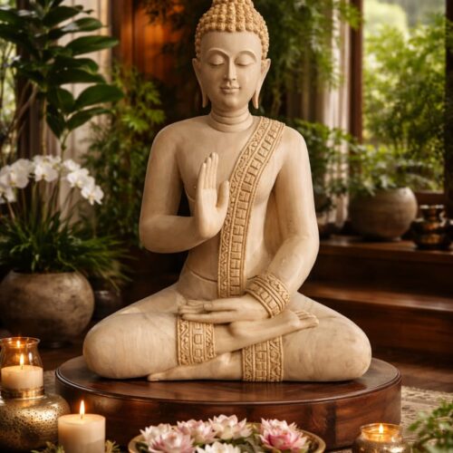 WhatsApp Image 2025-12-22 at 6.04.22 PM (1) Wooden Buddha Statue for Traditional Home Decoration