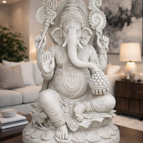 WhatsApp Image 2025-12-24 at 10.37.59 AM Decorative Fibre Lord Ganesha Statue for Modern Home Decor