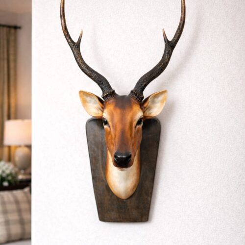WhatsApp Image 2025-12-24 at 11.11.48 AM Decorative Deer Head Wall Sculpture for Modern Interiors