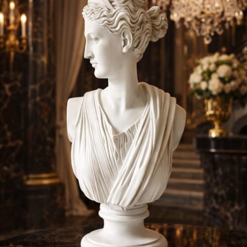 WhatsApp Image 2025-12-24 at 11.11.55 AM Diana Greek Goddess Marble Sculpture for Elegant Home Decor